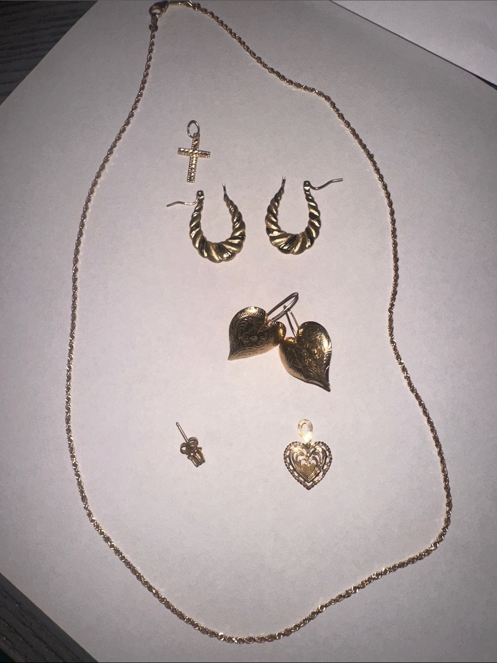 Lot of Yellow Gold Jewelry